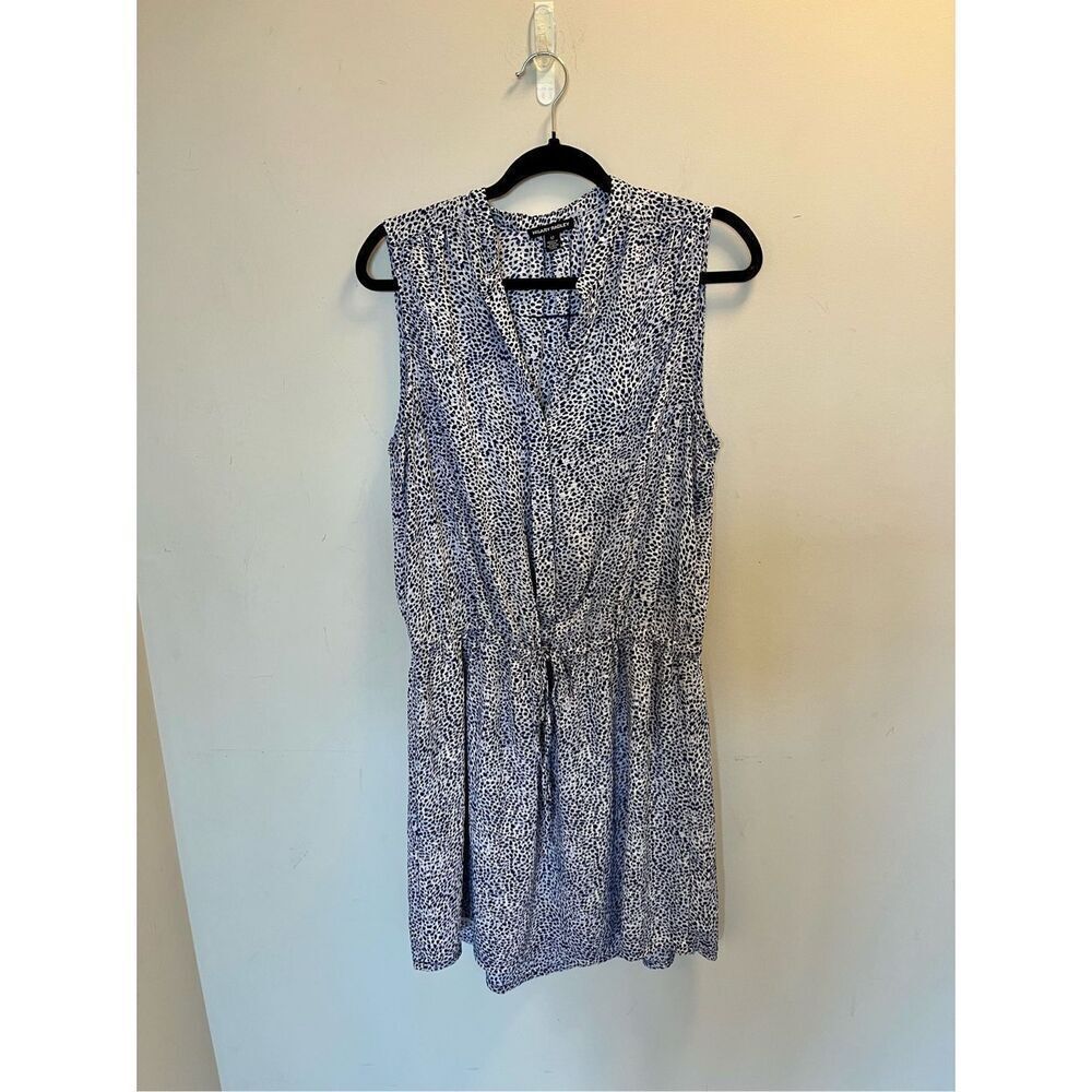 Hilary Radley size 12 blue cinch waist tunic dress